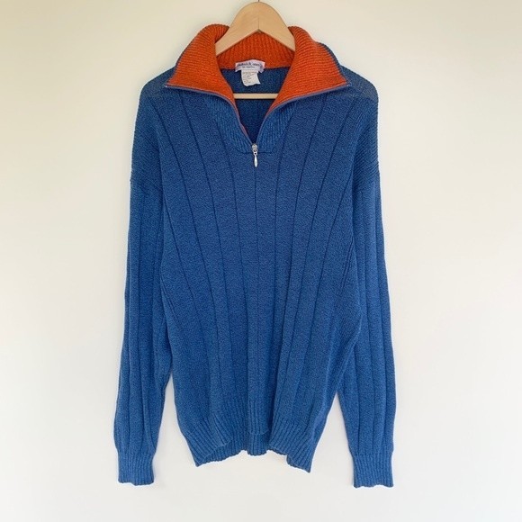 Other - Bullock & Jones Quarter Zip Knit Sweater